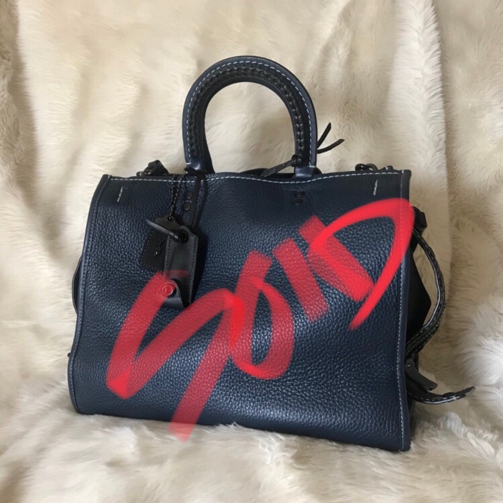 SOLD - Coach Rogue Western Whipstitch Prussian